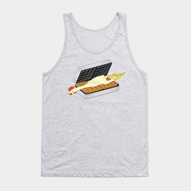 Rubber Chicken & Waffles Tank Top by 319heads